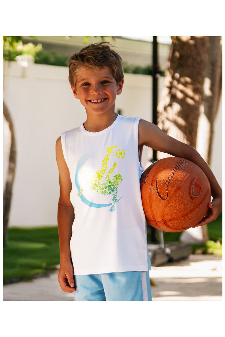 Boys Active Jersey Top, Main, color, Soccer/White