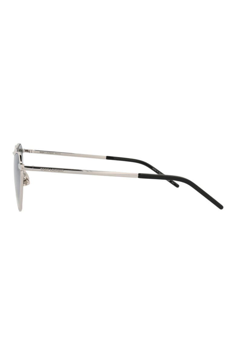 52mm Heart Sunglasses, Alternate, color, SILVER SILVER SILVER
