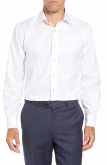 Regular Fit Solid Dress Shirt