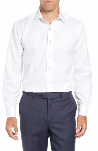 Regular Fit Solid Dress Shirt