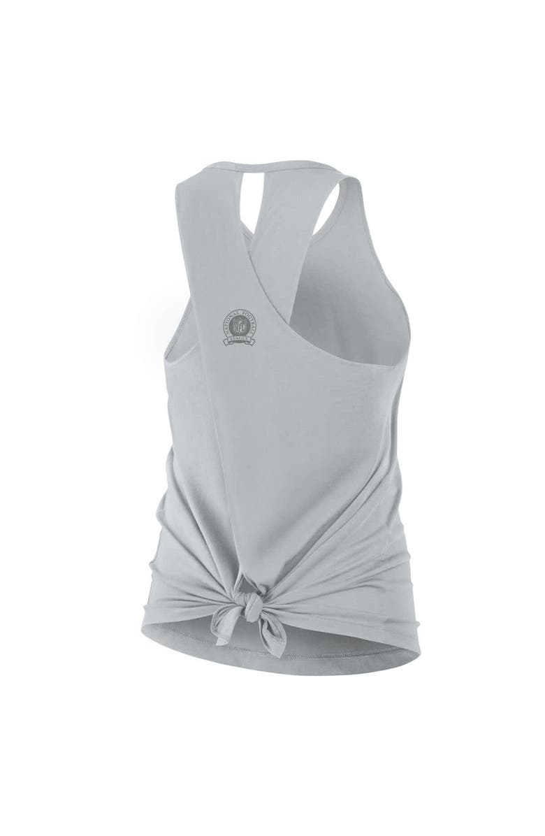 Nike Women's Nike Gray Detroit Lions Glory Crisscross Performance Tank Top, Alternate, color, Gray