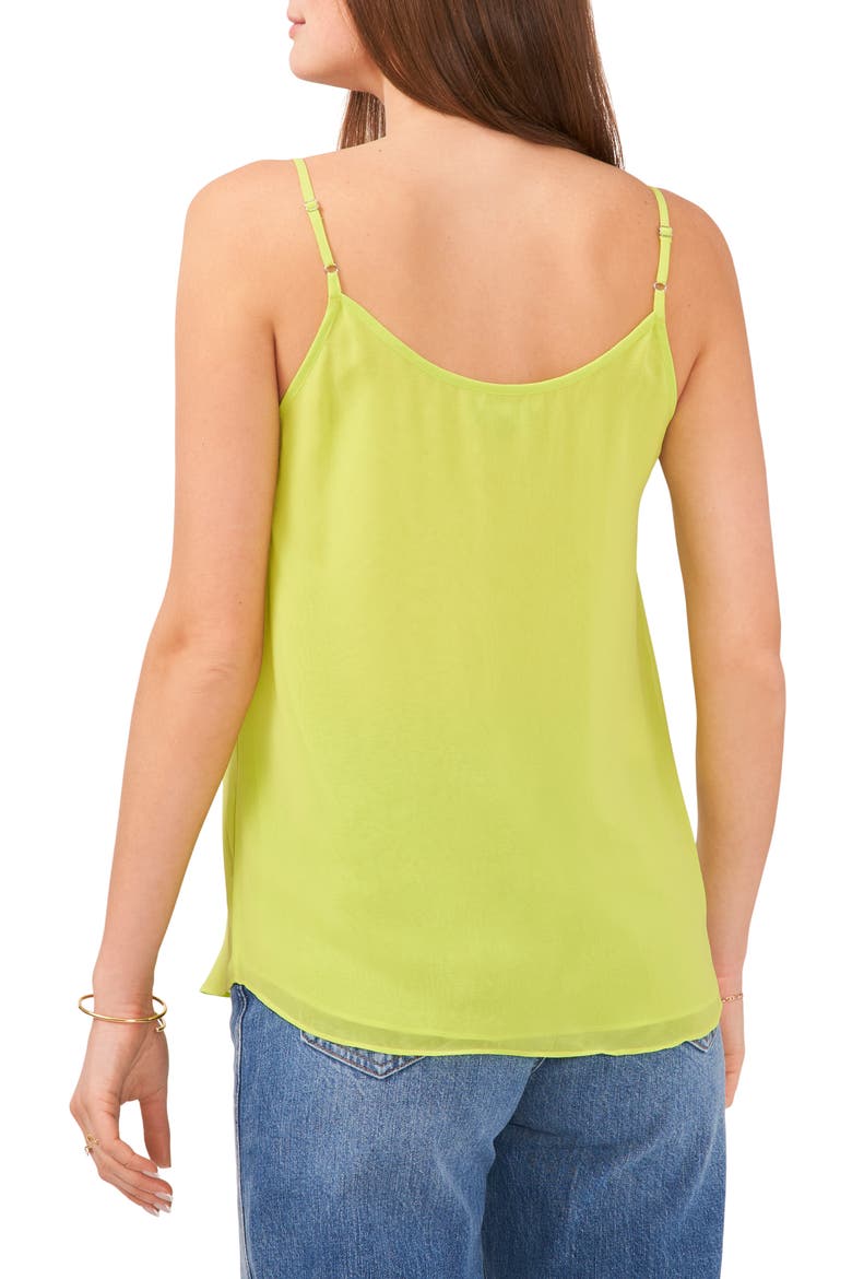 Pintuck V-Neck Camisole, Alternate, color, KIWI COLADA BEIGE