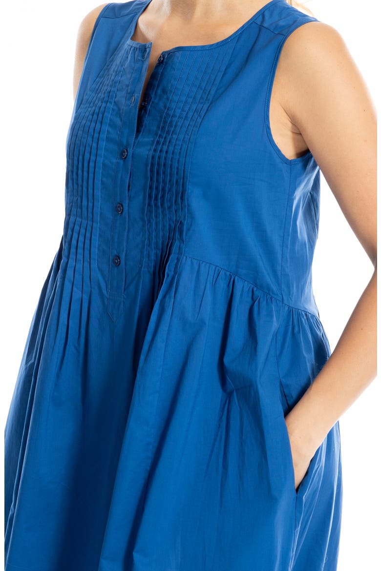 Sleeveless Button Front Maxi Dress, Alternate, color, COBALT