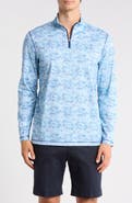 Bugatchi Quarter Zip Performance Pullover