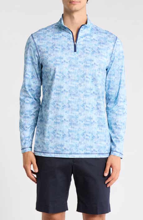 Bugatchi Quarter Zip Performance Pullover