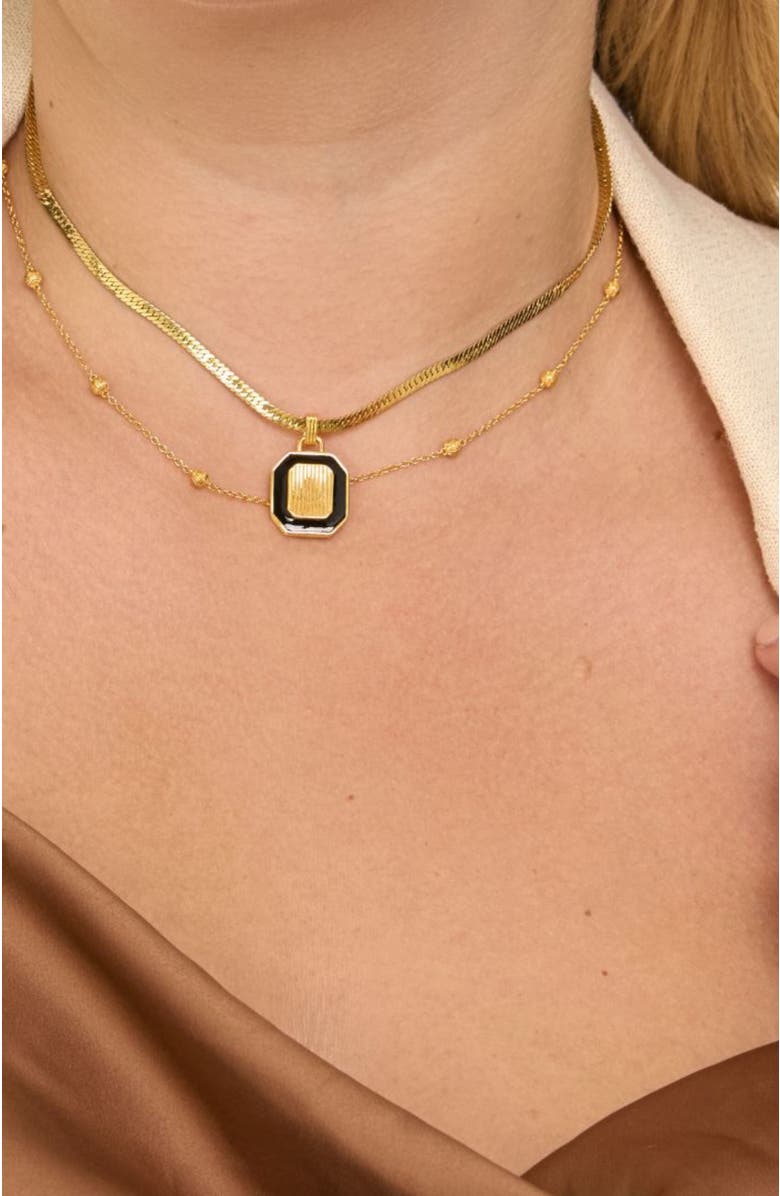 Gwen Beloti Lina Etched Pendant, Alternate, color,