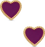 Lily Nily Kids' Heart Twist Stud Earrings