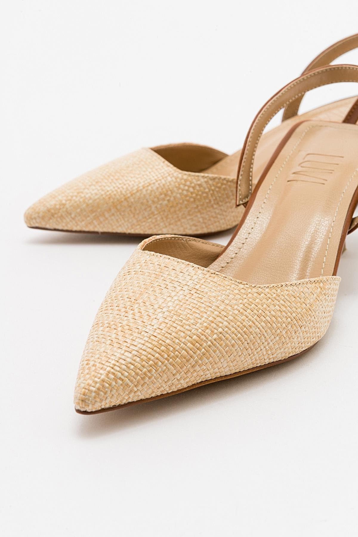 Prologue Shoes Over Pointed Toe Pump, Alternate, color, Beige