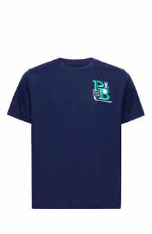 Psycho Bunny Kids' Denis Embroidered Pima Cotton T-Shirt