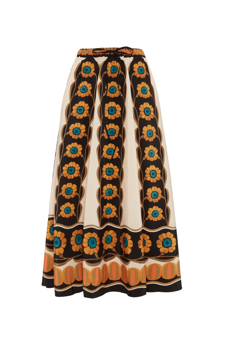 La DoubleJ Drawstring Skirt Daisychain Placée Orange, Alternate, color,