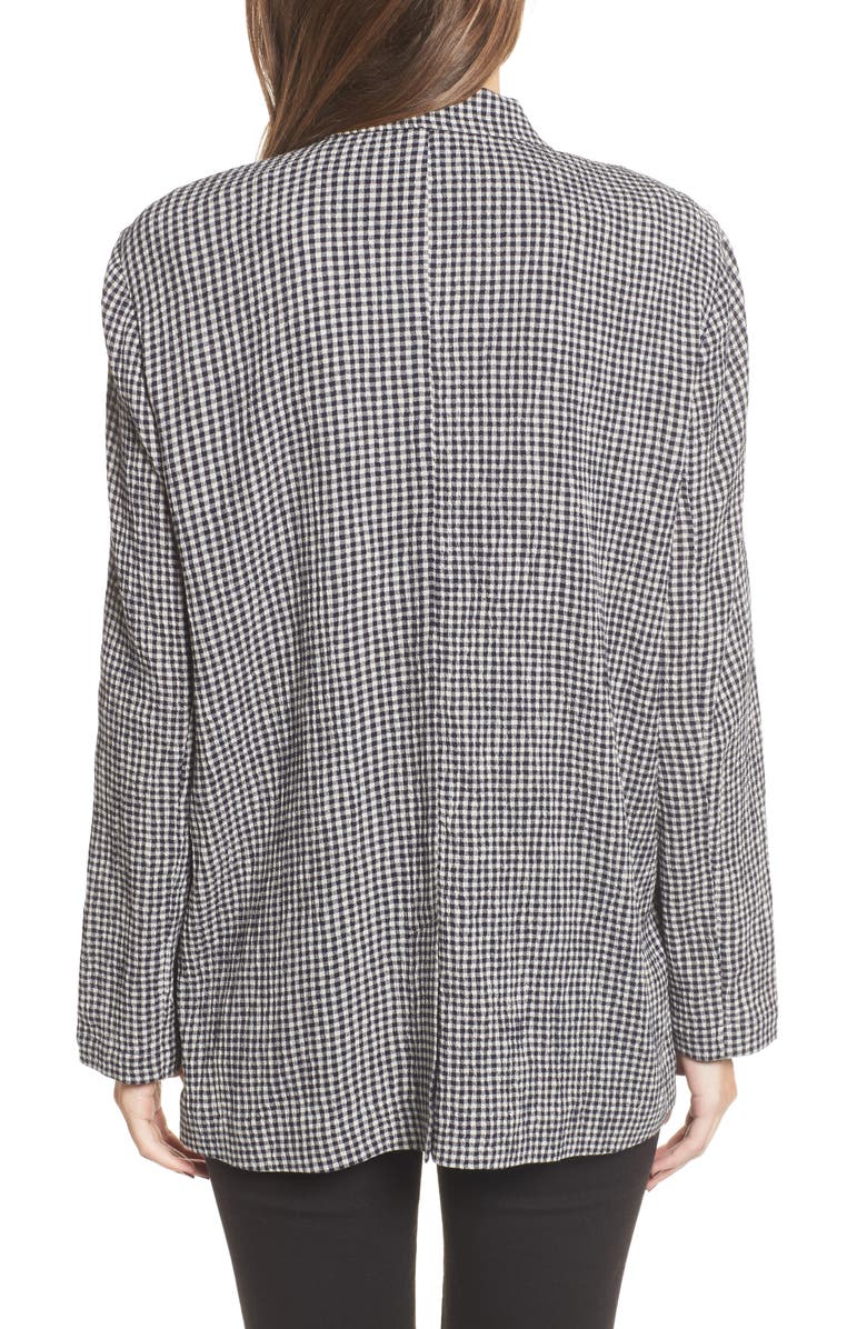 BP. Gingham Boyfriend Blazer, Alternate, color,