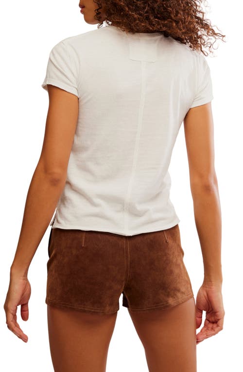 Free People Nova T-shirt In Ivory