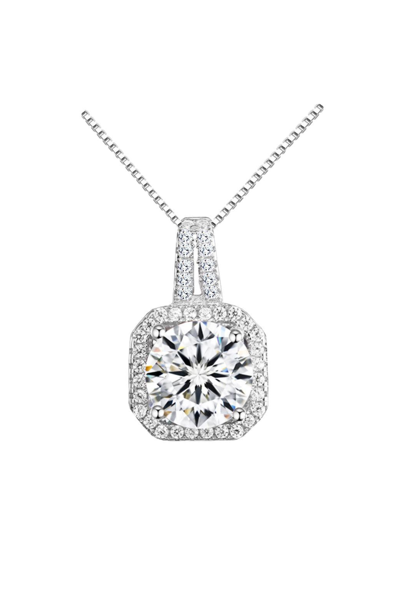 Katlyn Necklace and Earring Set, Alternate, color, Silver