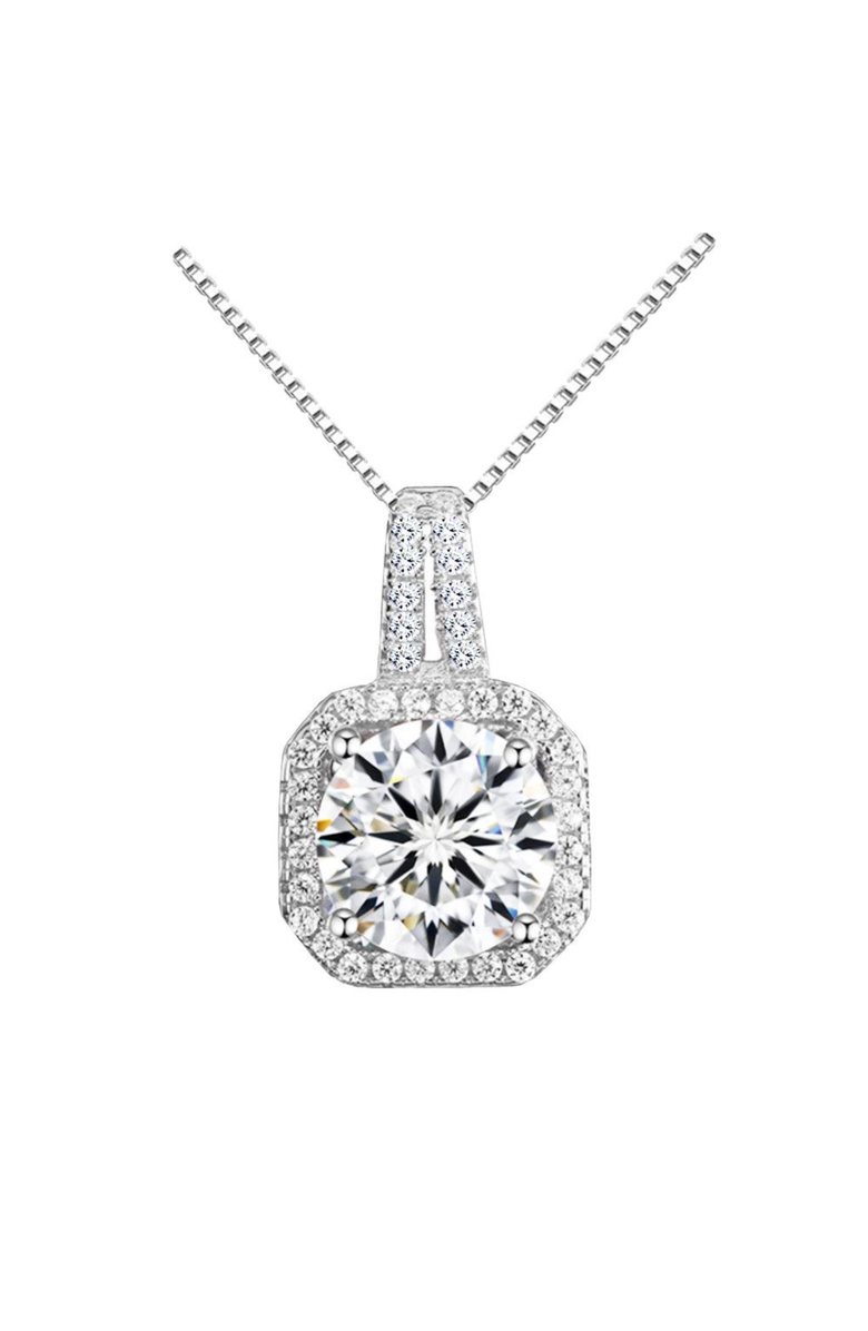 DLORIA Katlyn Necklace and Earring Set, Alternate, color, Silver