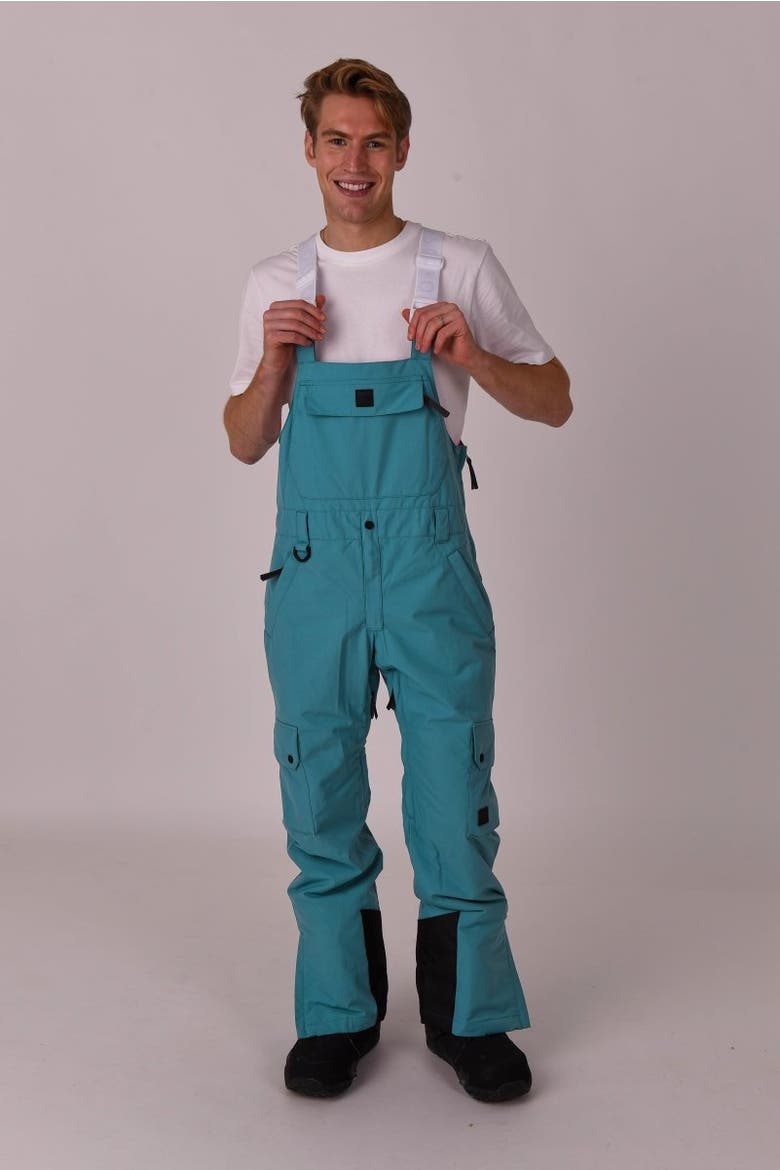 Yeh Man Bib Pant - Teal, Alternate, color, TEAL