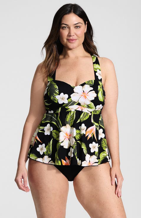 Sweetheart Fauxkini One Piece