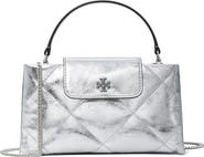 Tory Burch Kira Diamond Quilted East-West Top Handle Bag