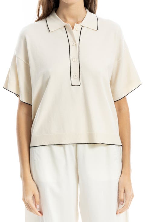 Boxy Polo Sweater