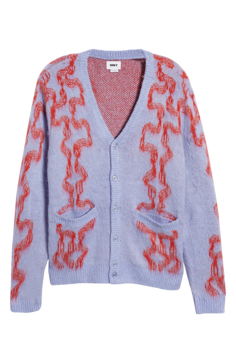 Obey Temple Cardigan, Alternate, color, 