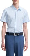 BOSS Roan Floral Short Sleeve Stretch Button-Up Shirt