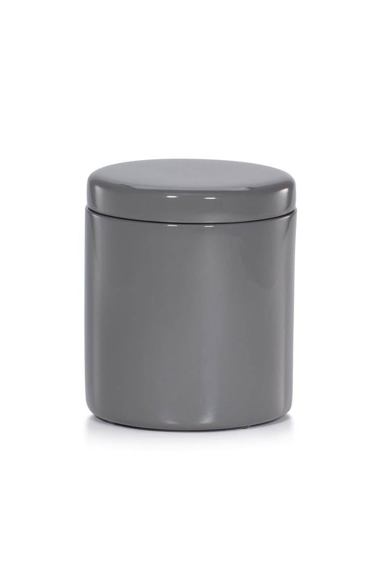 Domus Gray Gloss Canister, Main, color, GREY