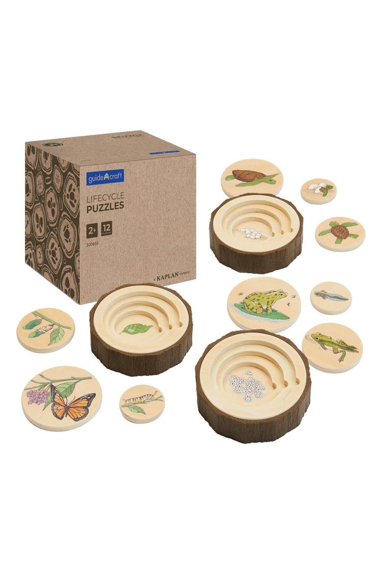 Lifecycle Puzzles - Set of 3, Main, color, Multicolored