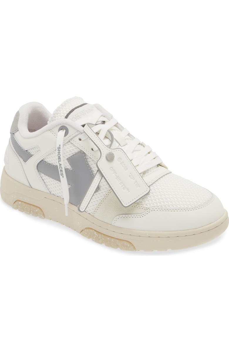 Off-White Slim Out of Office Sneaker, Main, color, White - Grey