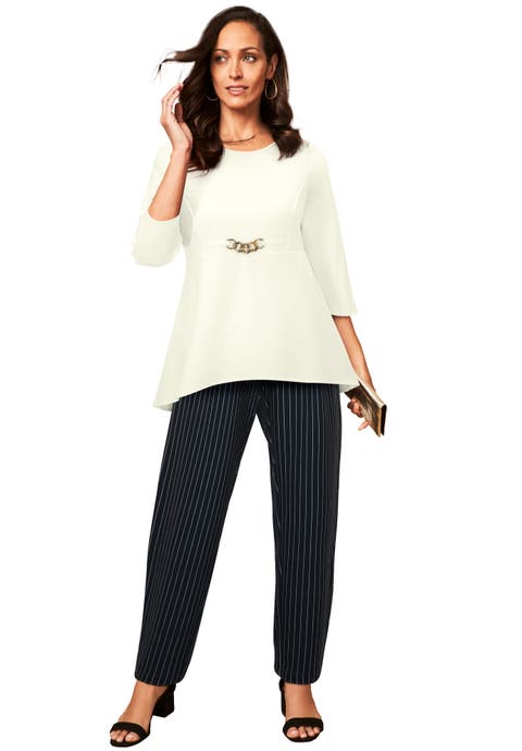 High Low Buckle Tunic (Plus Available)