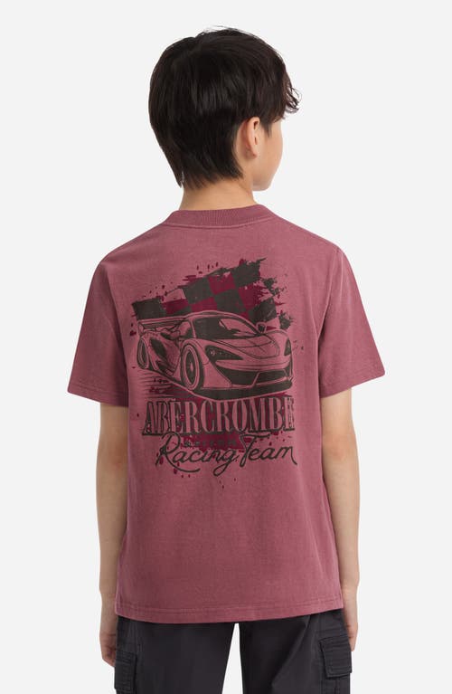 Abercrombie Kids Kids' Racing Team Graphic Tee In Brown