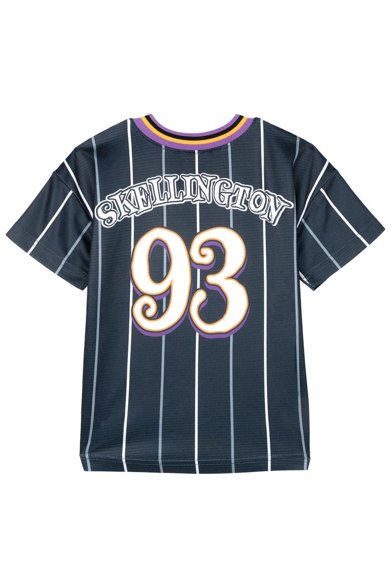 Nightmare Before Christmas Jack Skellington Athletic T-Shirt, Alternate, color, Charcoal Jack Black