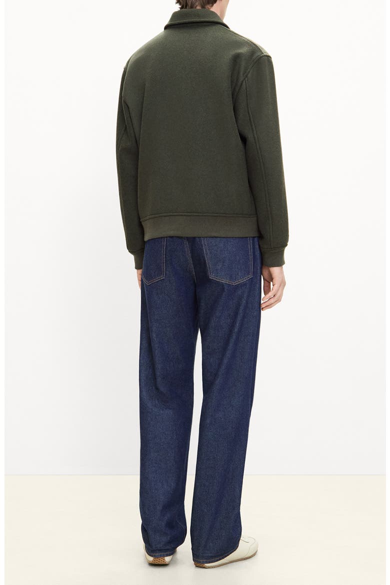 Wool Blend Bomber Jacket, Alternate, color, DARK TARMAC - AR6