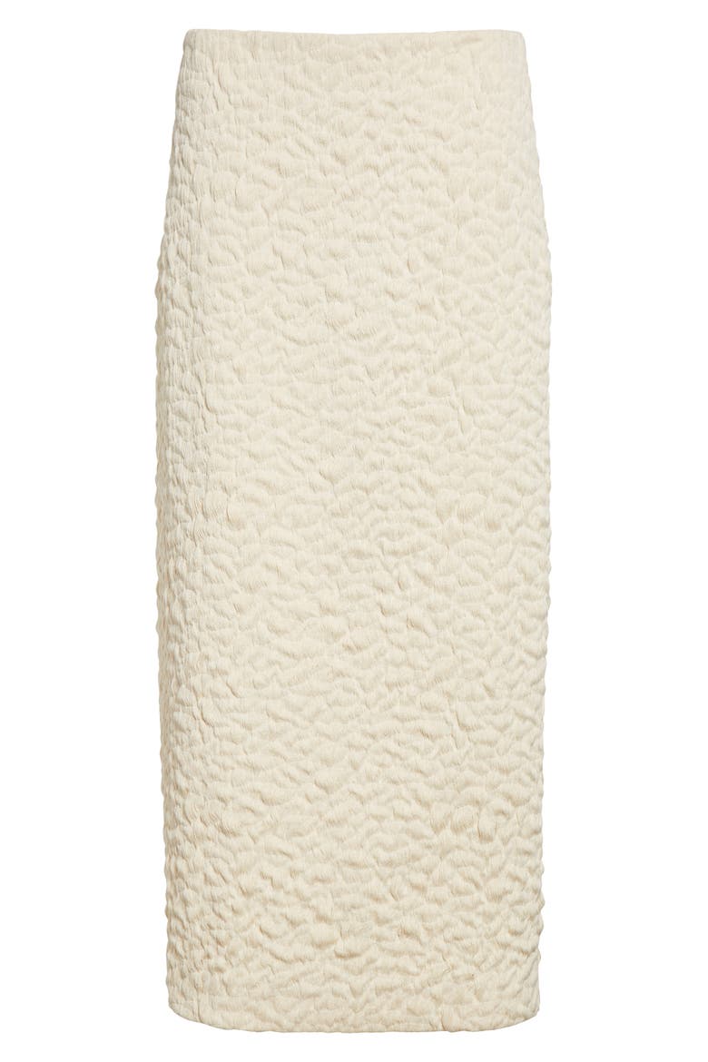 Maya Mixed Media Skirt, Alternate, color, CREAM