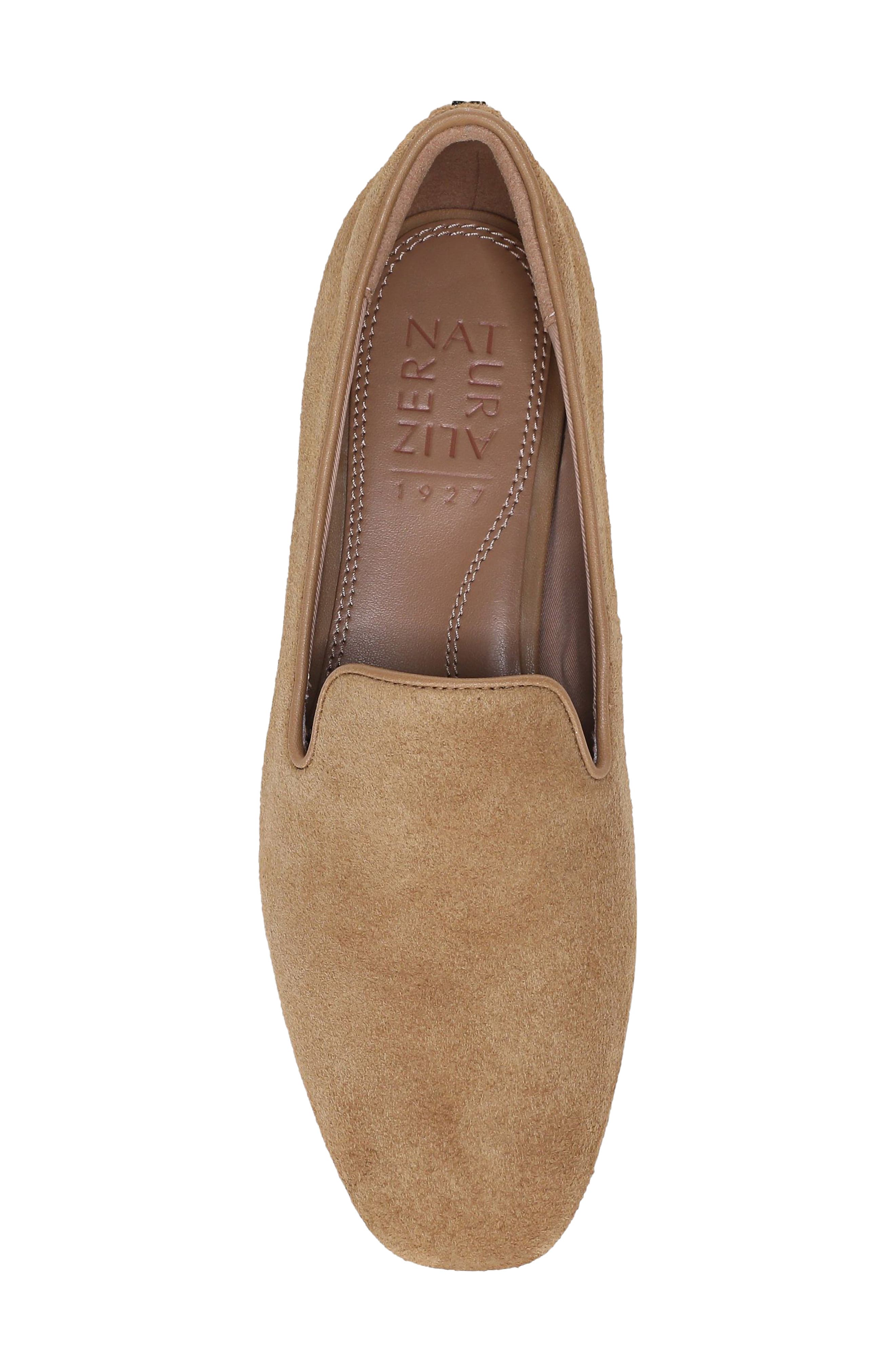 Charm Flat, Alternate, color, TOASTED UMBER SUEDE