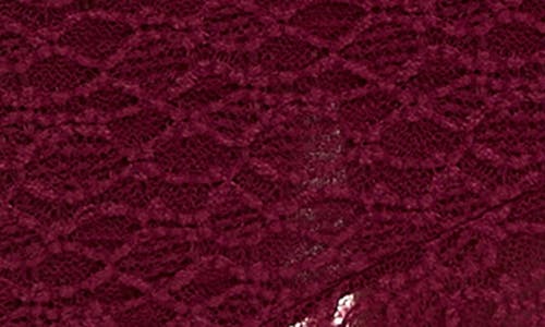 Urban Social Lace Seamed Bias Cut Midi Skirt In Burgundy