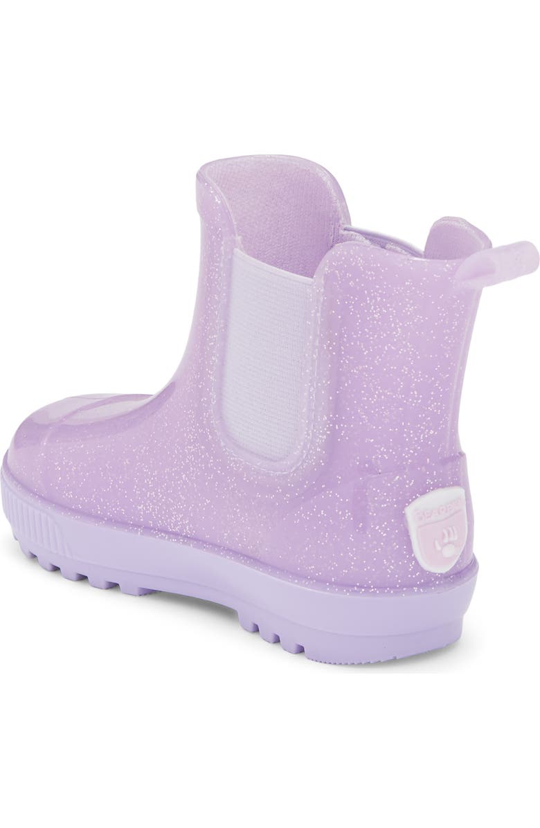 BEARPAW Kids' Lilac Glitter Rain Boot, Alternate, color, Lilac Glitter
