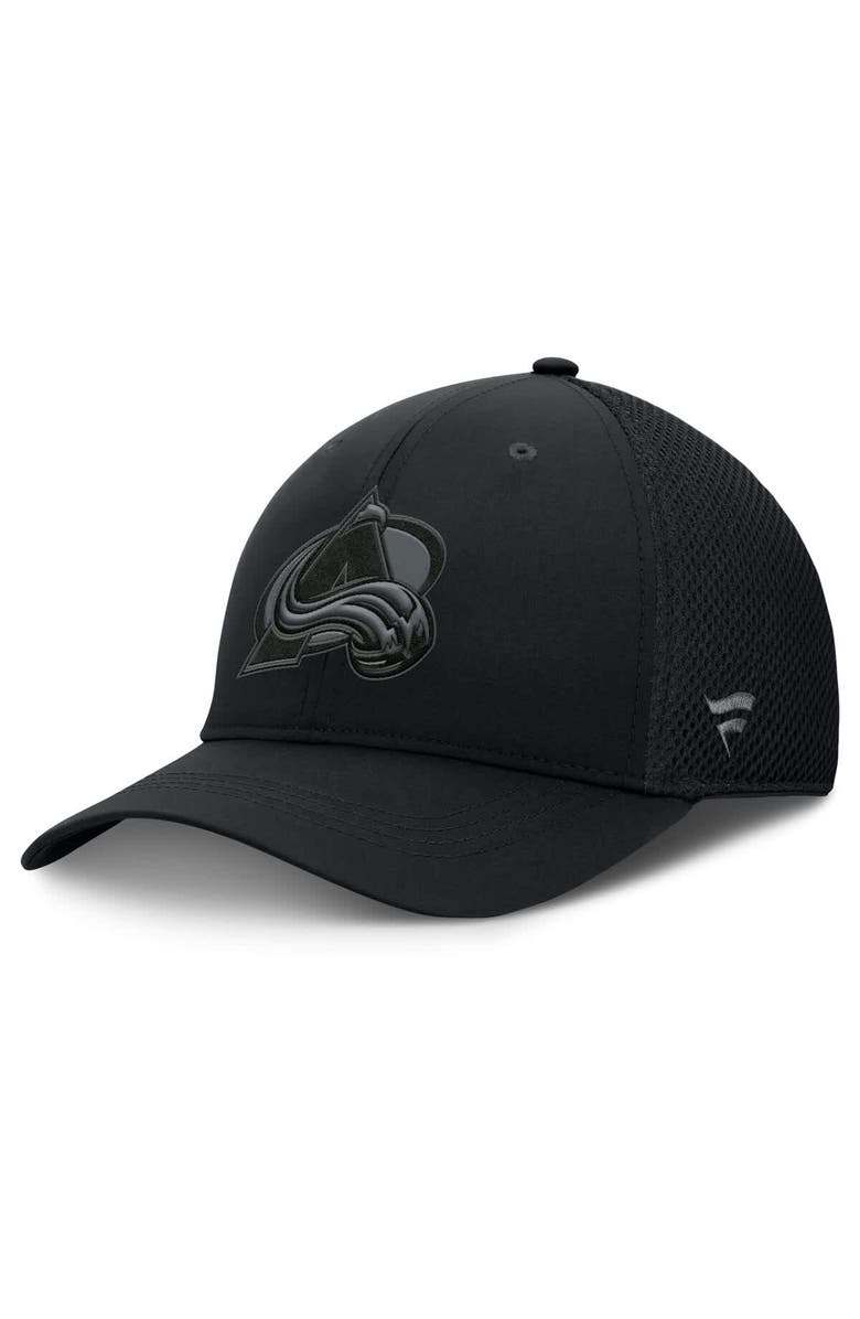 FANATICS Men's Fanatics Black Colorado Avalanche Authentic Pro Road Flex Hat, Main, color, 