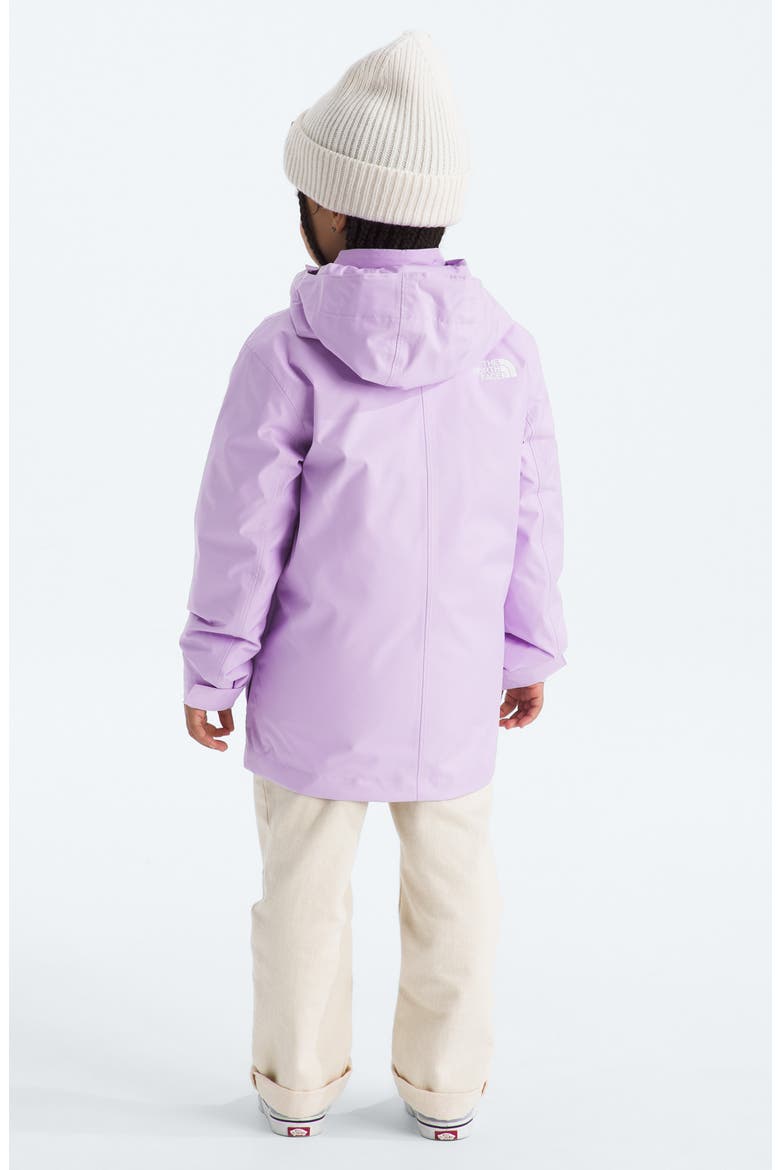 Kids' Triclimate® 600 Fill Power Down Reversible Waterproof Hooded Jacket, Alternate, color, LITE LILAC