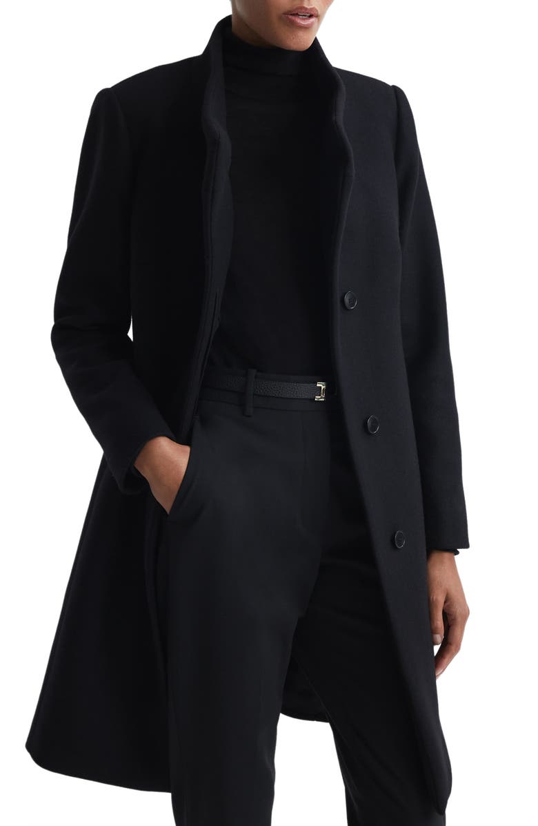 Reiss Mia Wool Blend Coat, Main, color,