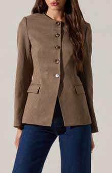 ASTR the Label Bellemere Houndstooth Jacket