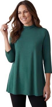 Jessica London Mockneck Swing Tunic