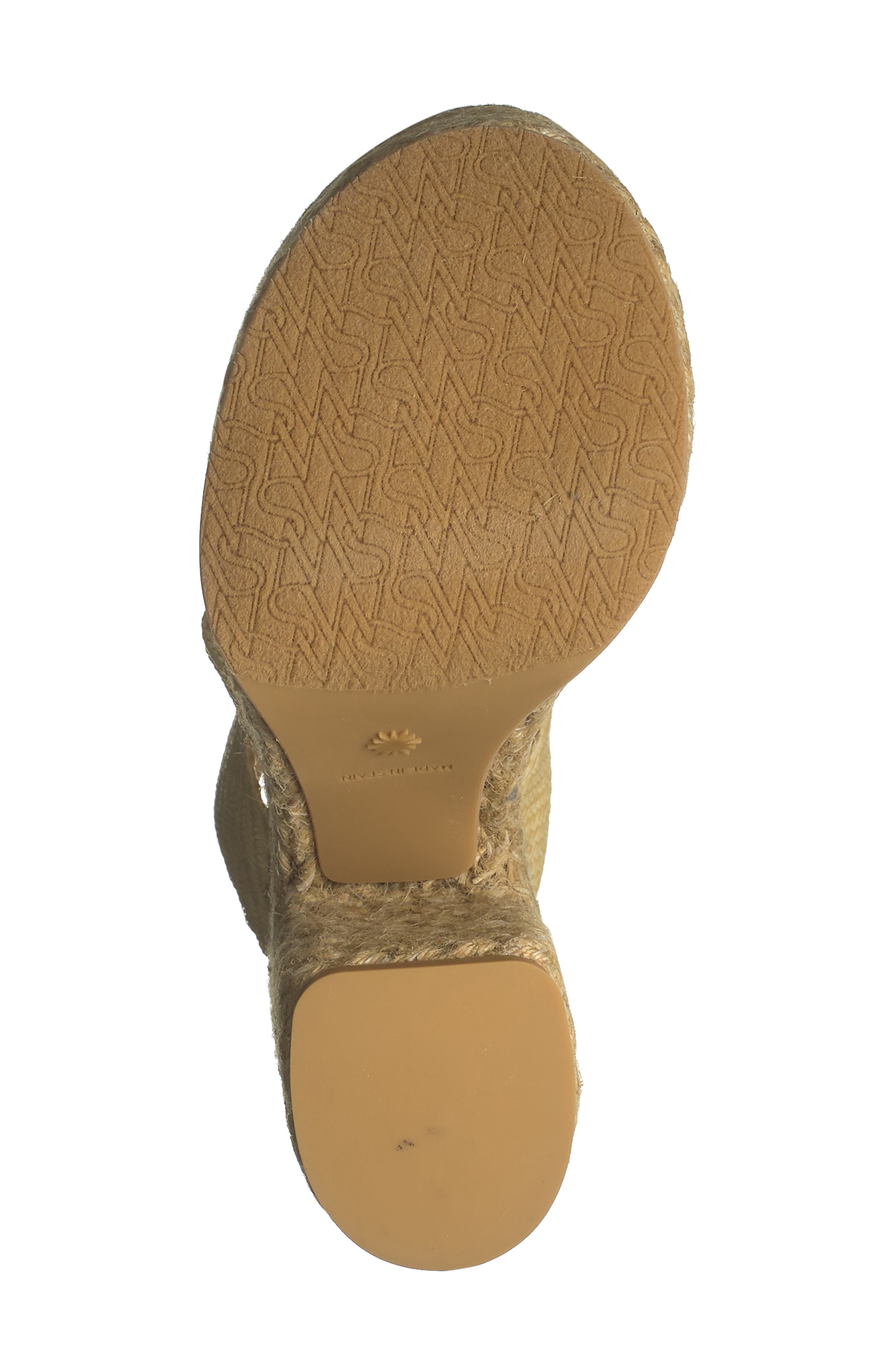 Stuart Weitzman Playa Knot Platform Sandal, Alternate, color, Wheat/ Natural