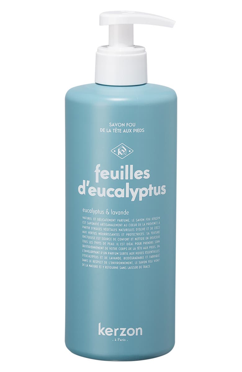 Kerzon Feuilles d'Eucalyptus Liquid Soap, Main, color, 