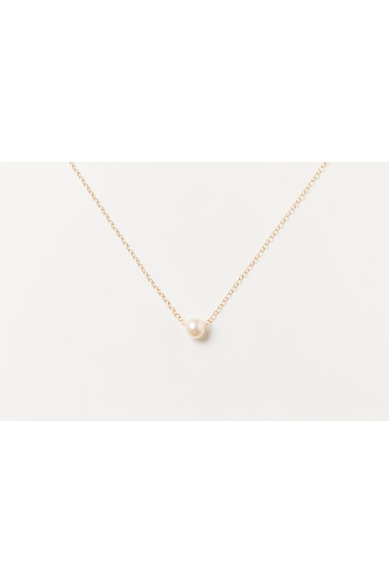 Grit Pearl Necklace, Main, color, 14k Gold Fill - 16-18"