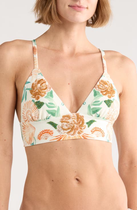 Banded Triangle Bikini Top