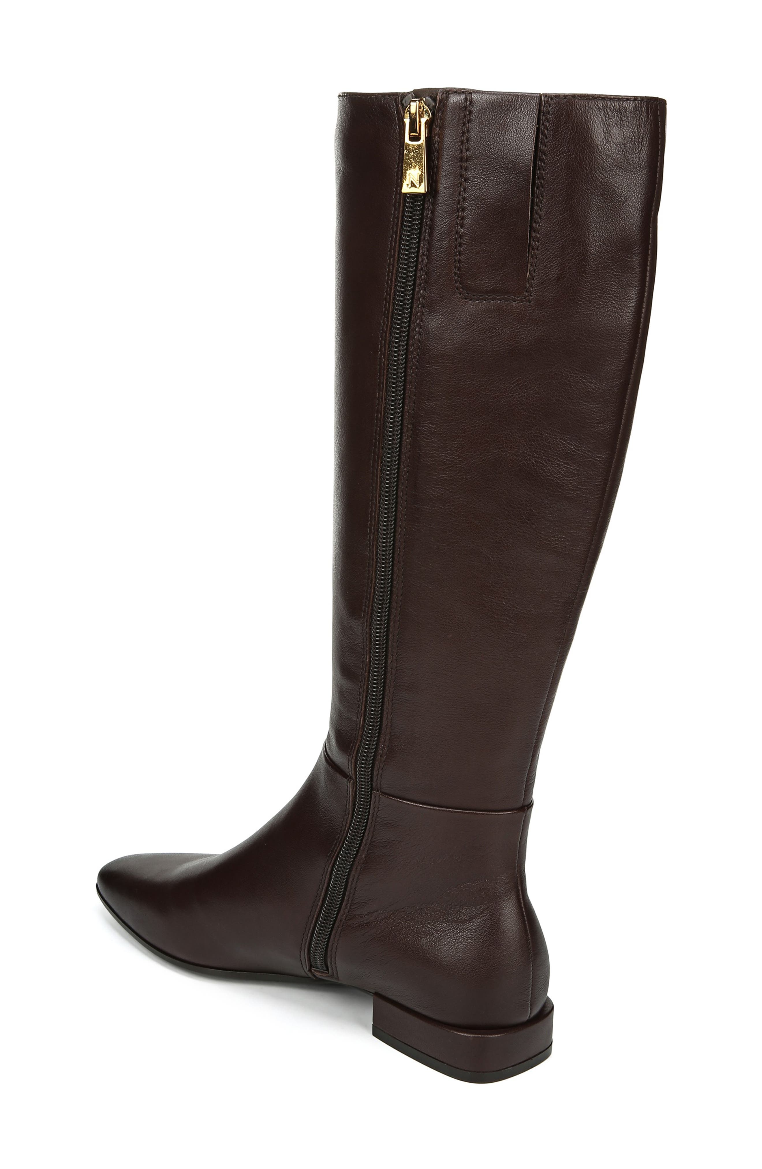 Carella Tall Boot, Alternate, color, CHOCOLATE LEATHER