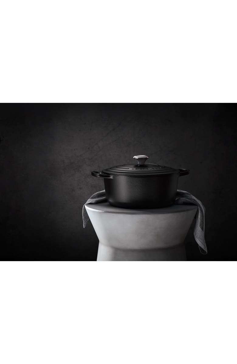 Le Creuset Signature 5.5-Quart Round Enamel Cast Iron French/Dutch Oven, Alternate, color, Licorice