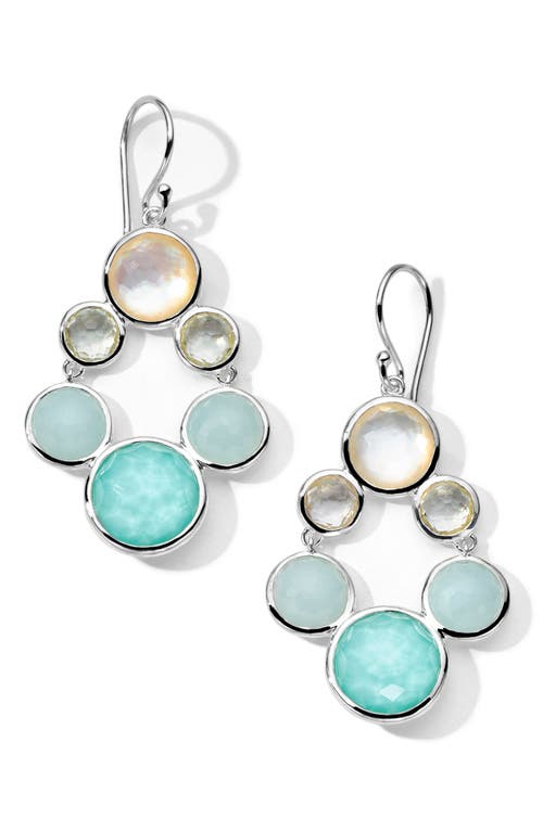 Ippolita Lollipop® Lollitini Small Chandelier Earrings In Turquoise Silver