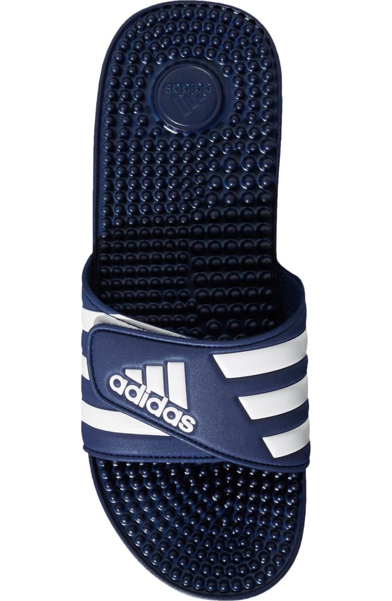 adidas Adissage Sport Slide, Alternate, color, Dark Blue/ White