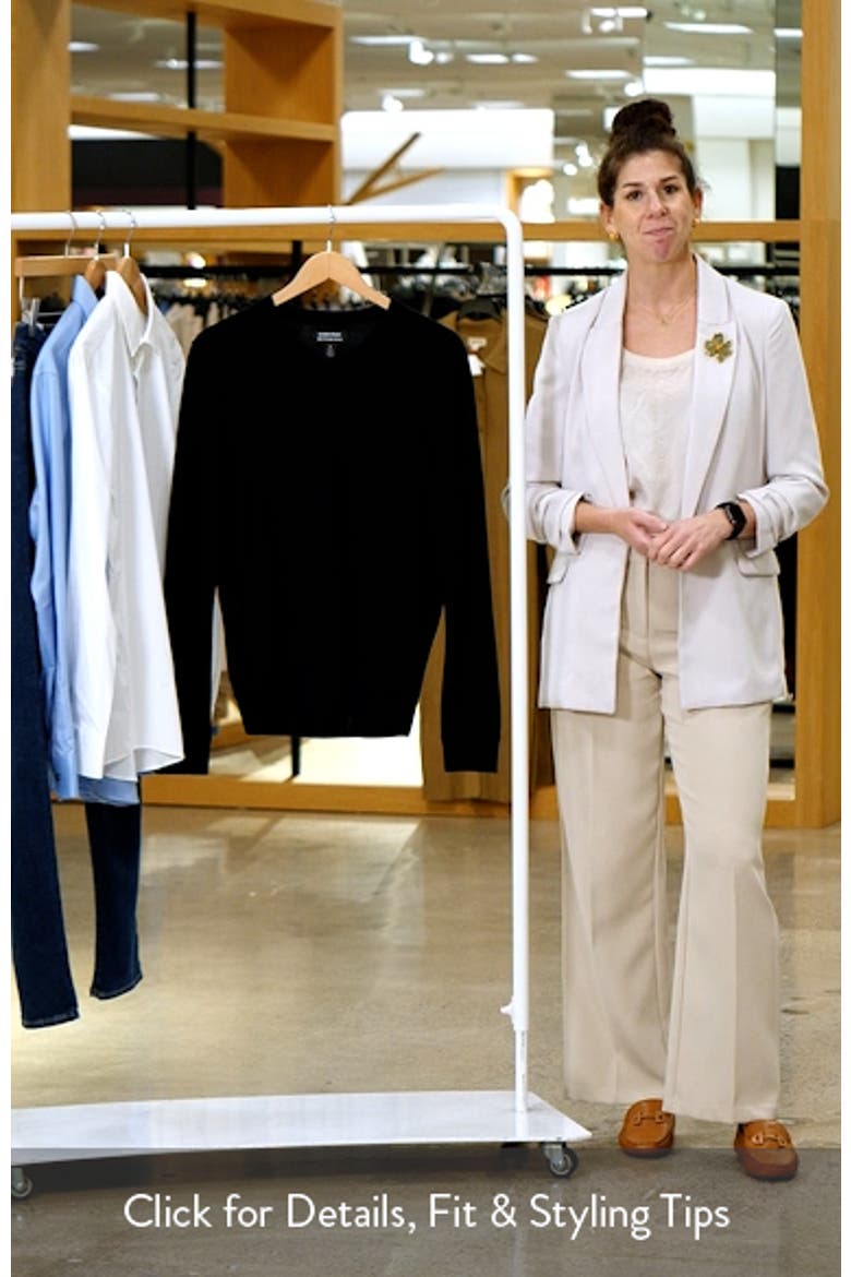 Washable Merino V-Neck Sweater video