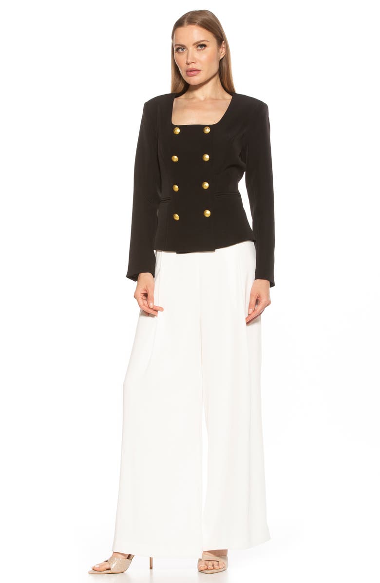 Alexia Admor Jacki Scoop Neck Retro Blazer, Alternate, color,